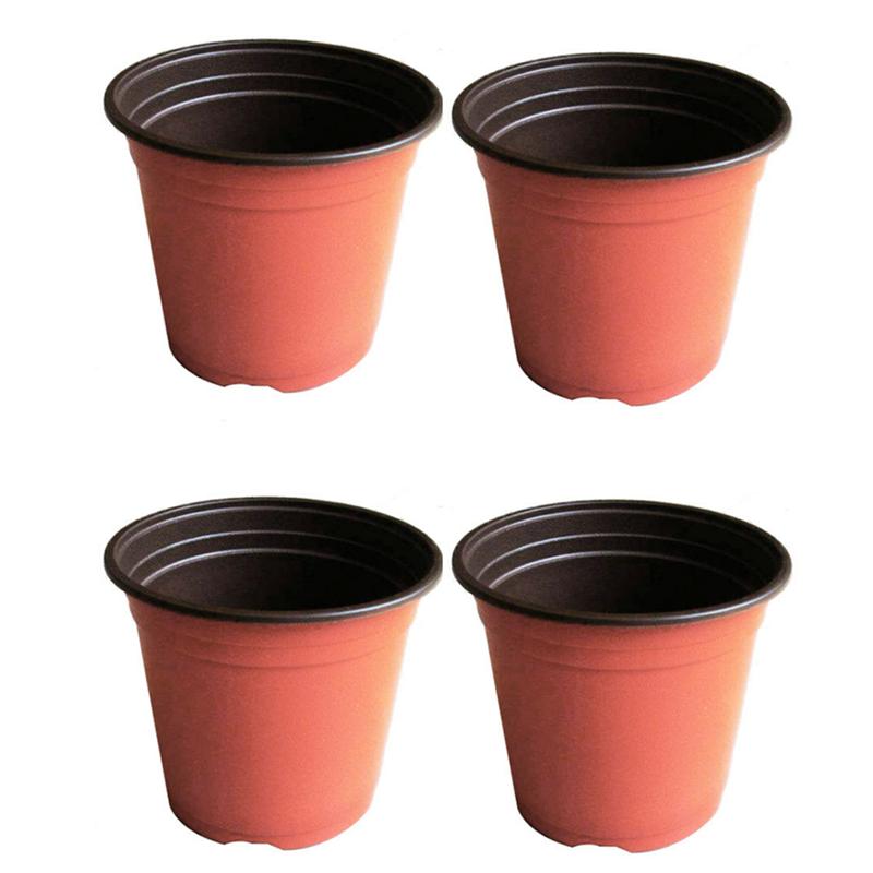 Winomo 100 Pcs Bloempotten Plant Pot Lichtgewicht Plastic Planter Kwekerij Zaailingen Pot Bloem Plant Container Zaad Starten Potten