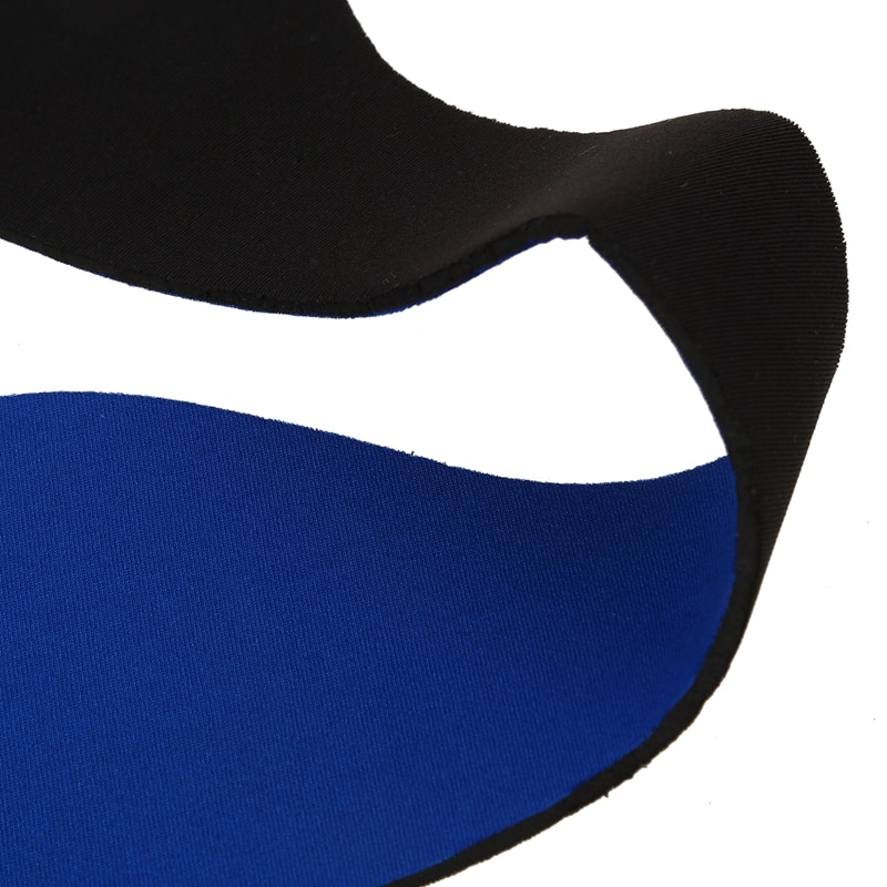 Natação orelha faixa de cabelo para homens adultos crianças neoprene faixa de ouvido natação protetor de água engrenagem cabeça banda (azul/m)