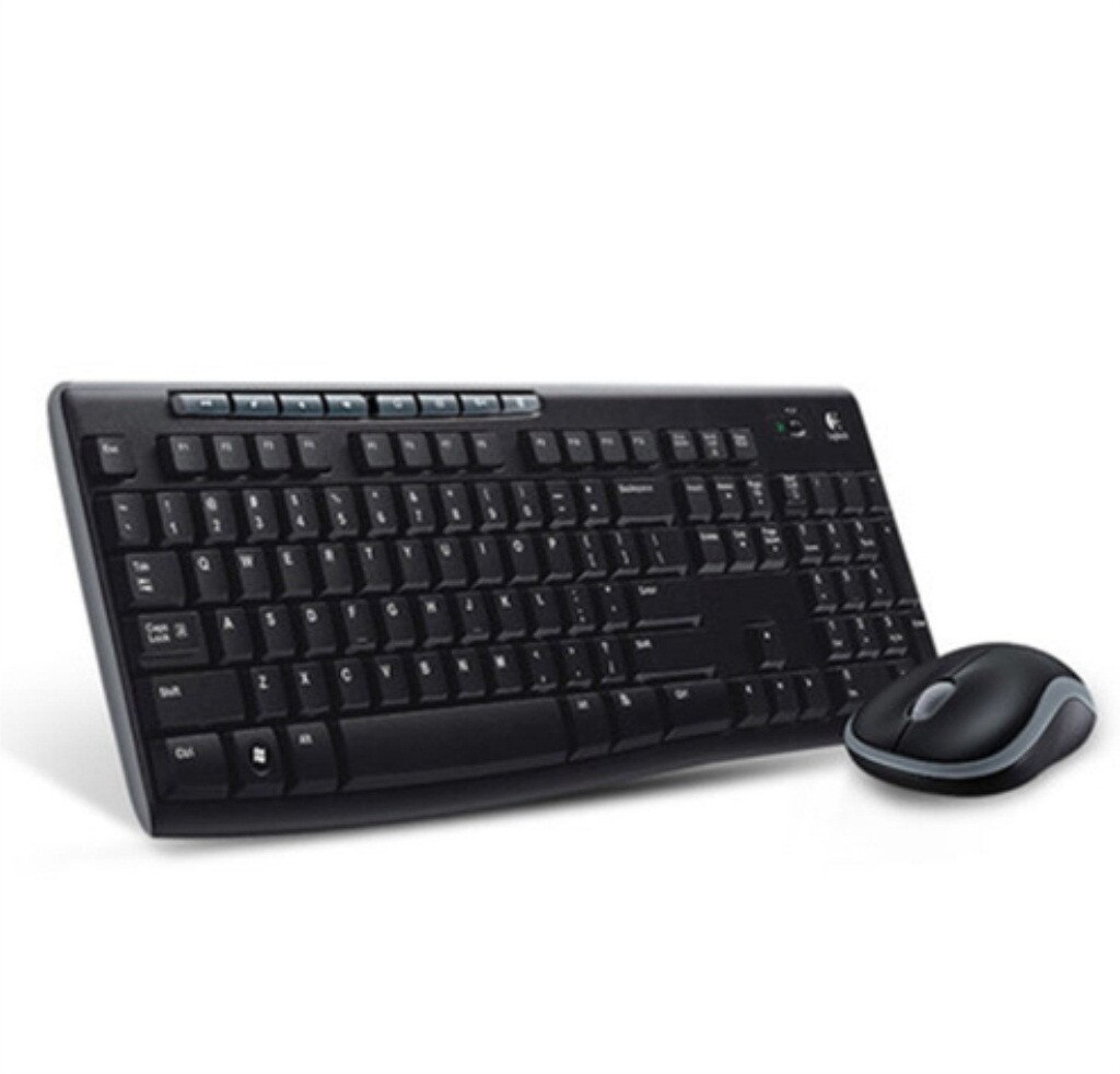 Logitech MK270 Mouse Keyboard Combo Set 2.4G Wireless Optical Mouse with Eight Shortcuts Long-lasting for Desktop Laptop PC