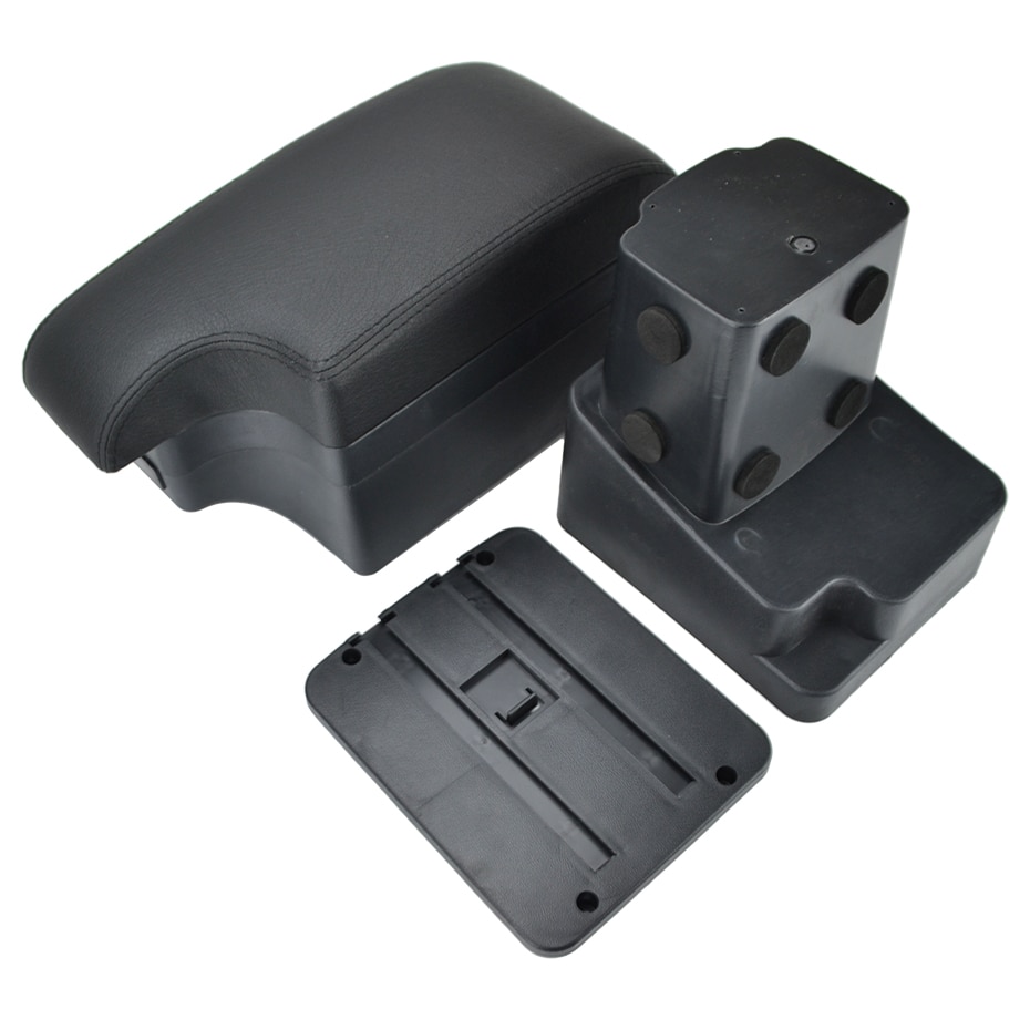Car Styling Black Center Console Box For Hyundai Accent - Armrest