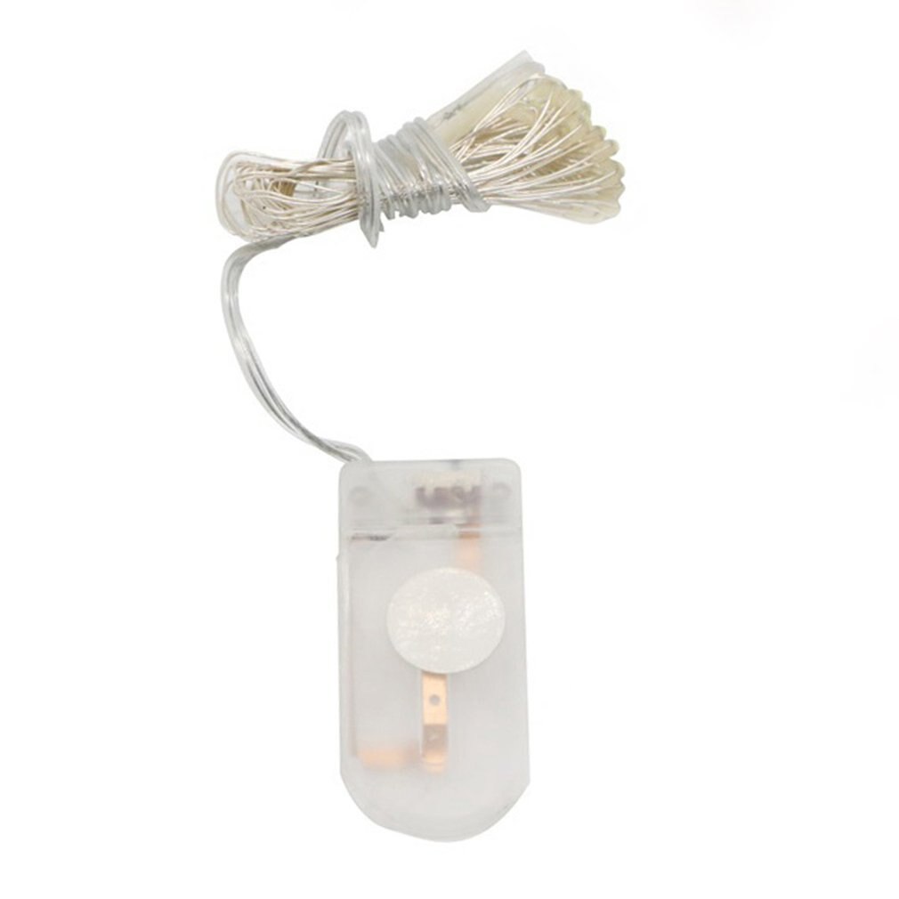 Guirnalda de luces LED de 3 metros con batería, 30 LED, decoración del banquete de boda, Navidad, cadena de luz de alambre de cobre
