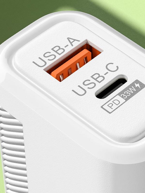 Snelladerblok 65w snellader usb-c oplader kubus telefoons dubbele poort snellaadadapter kubus