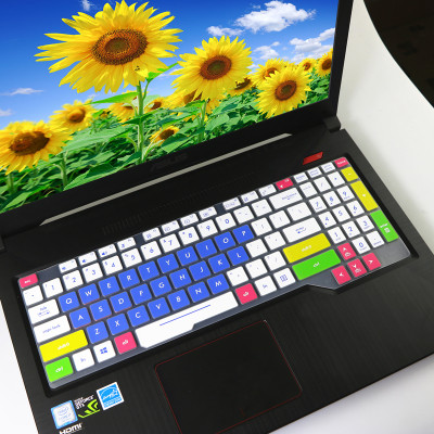 15.6&#39;&#39; Laptop Keyboard Cover Skin Protector For Asus TUF Gaming FX505 fx505ge FX505G FX 505 GD DT GM FX505GM FX505GD fx505DT: Color 3