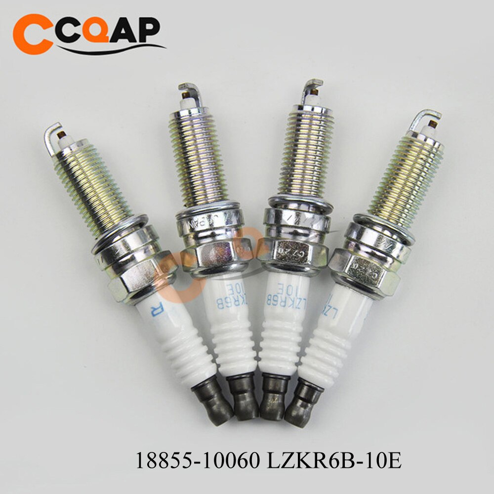 4pcs/lot Iridium Spark Plug 18855-10080 18846-11070 18855-10060 LZKR6B-10E SILZKR6B11 18840-11051 for Hyundai Elantra Genesis