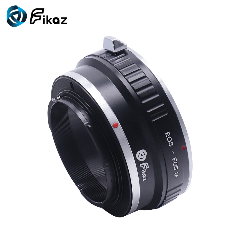 Fikaz pour EOS-EOS M adaptateur d'objectif pour Canon EOS EF EF-S objectif à EOS M EF-M M2 M3 M5 M6 M10 M50 M100 corps d'appareil photo