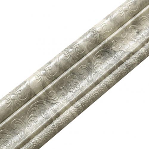230cm 3D auto-adhesivo para rodapiés pie línea Etiqueta de la pared de decoración de pared impermeable pegatinas de papel de pared наклейки: Grey White