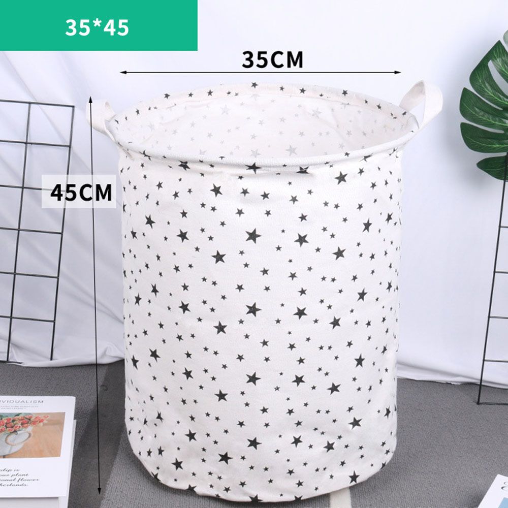 Barril de almacenamiento grande antipolvo, cesto de ropa sucia, juguetes, cubo plegable, cesta de lavandería con cordón, cubo redondo de almacenamiento, 1 ud.: 8