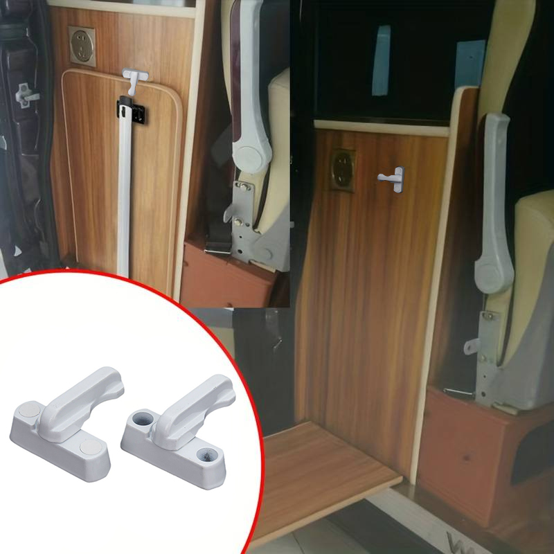 2PCS Versatile RV Table Clamp - Durable ABS, Rotating Lock For Easy Wall Mounting & Secure Hold, Trailer, Table Board, Hook