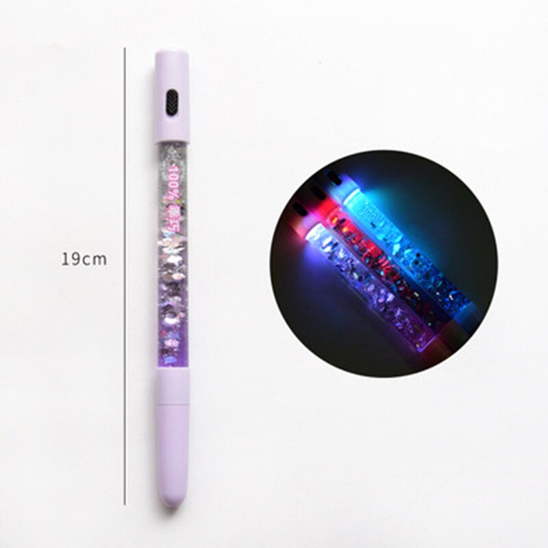 SAILEROAD Kids Magic Light Toys Luminous Light Pen Glow In The Dark Toys Gel Pen Baby Boy Girls Cool Glowing Toys Kids Shine Toy: purple