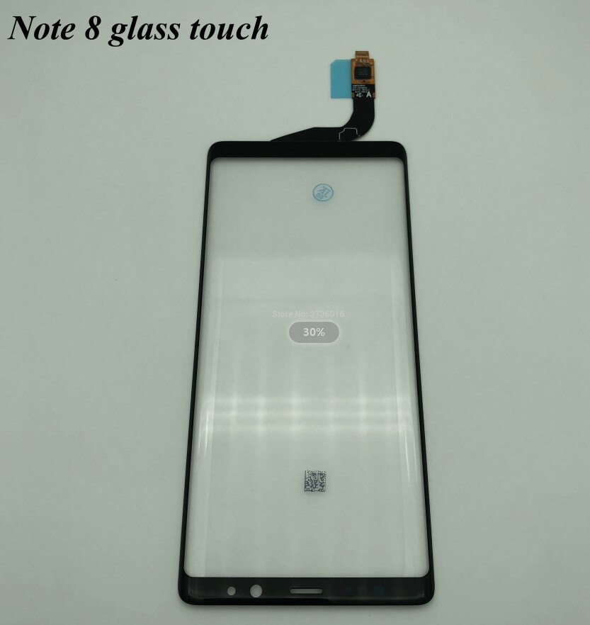 Glass berøringspanel for samsung  s8 plus  g955 note 8 s6 edge  s6 edge plus  s7 edge lcd glassskjerm reparasjon: Merknad 8 tp