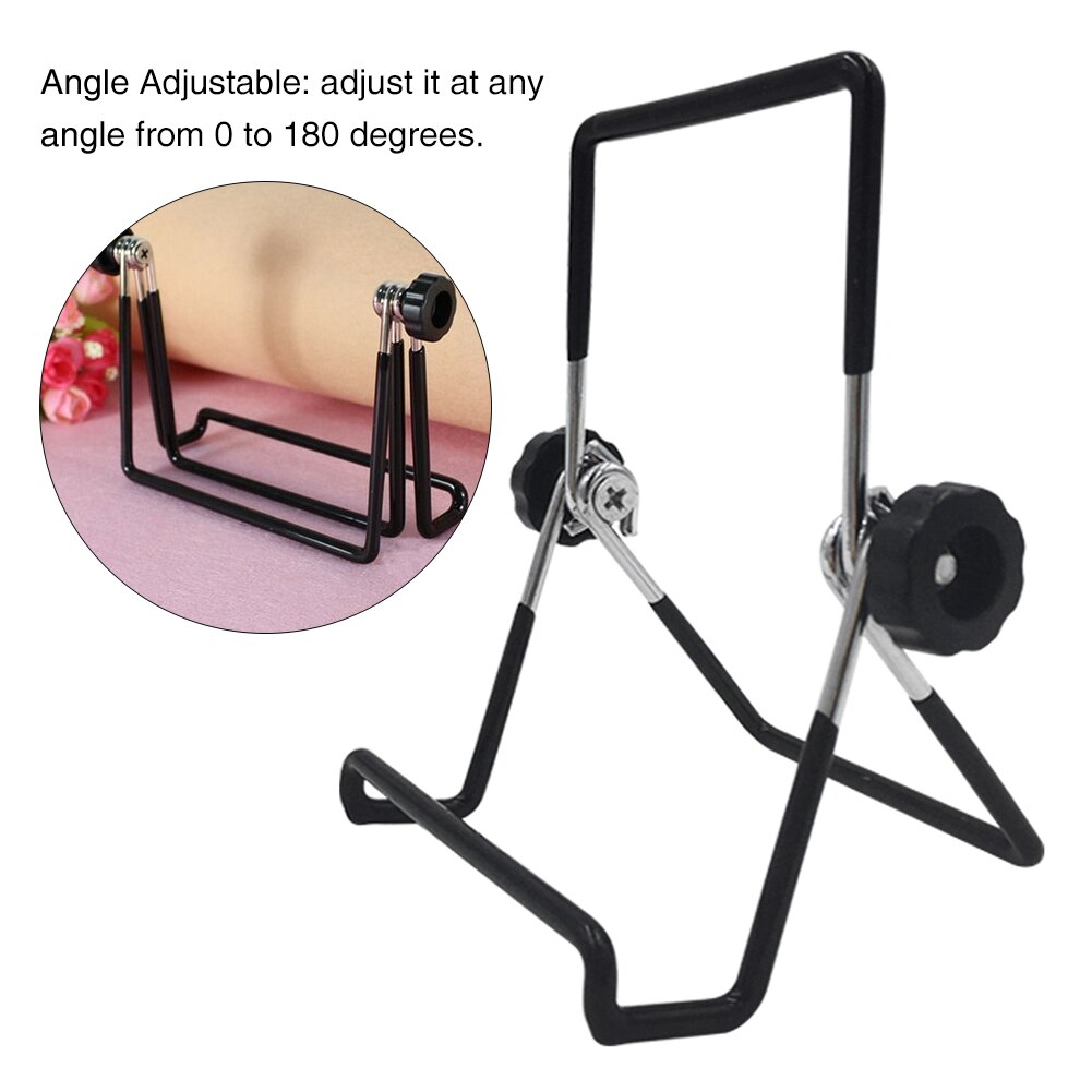 Desktop Adjustable Angle Phone Rack Portable Foldable Flexible Bracket Universal Tablet Holder Multifunctional Simple Iron Wire