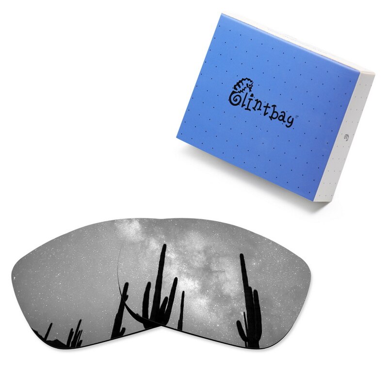 Glintbay Performance-lentes polarizadas de repuesto para gafas de sol Oakley Twoface, varios colores: Metallic Silver Mirr
