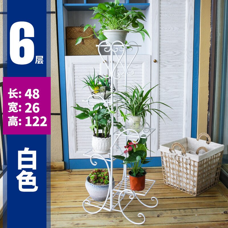 Bloemen Metalen Vloer Plank Indoor Plant Stand Bloem Rack Tuin Bloemen Stands Outdoor Plant Plank