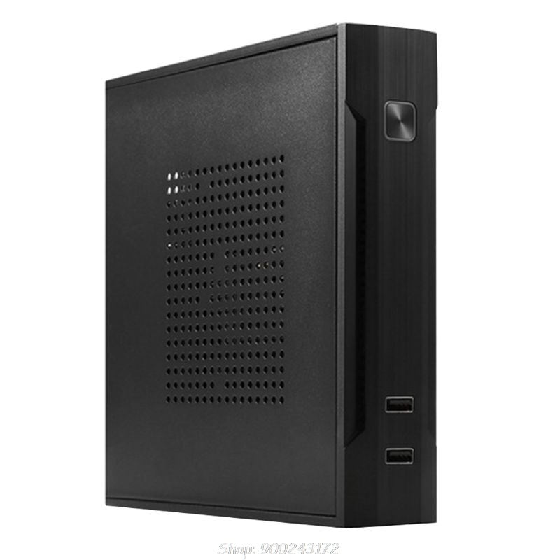 QX01 Mini ITX Computer Cases Usb2.0 2.5 Inch Hdd SSD Gaming PC Desktop Chassis with 12V 8A/5A Power Supply S17 20: A