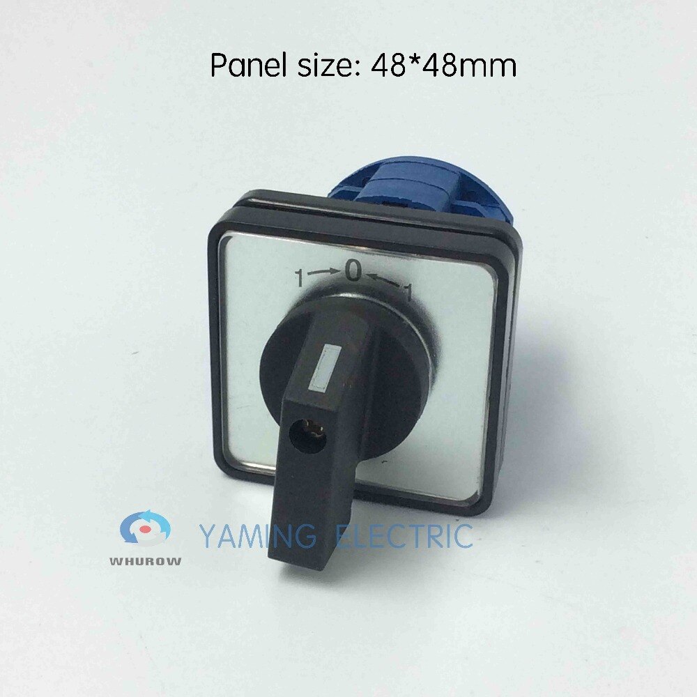 Reset Rotary Switch Selector 20A 2 Phases 3 Positions Changeover Cam Switches Self Resetting/Momentary LW26-20/2B LW28 LW39B