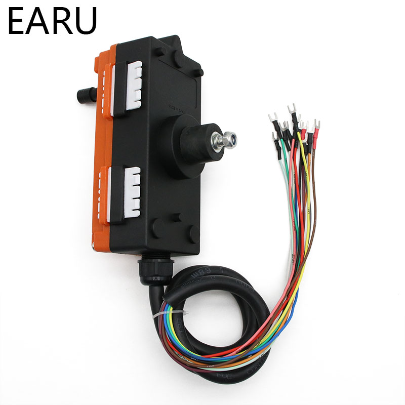 220v 380v 110v 12v 24v industrielle fjernbetjeningsafbrydere hejsekranstyringskran 1 sender  + 1 modtager  f21-e1b