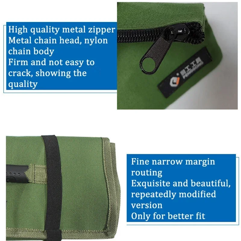 Dikke duurzame canvas tas Gereedschapstas Opbergorganisator Instrumenttassen Draagbaar voor elektrisch gereedschap Draagtas Multifunctionele tas