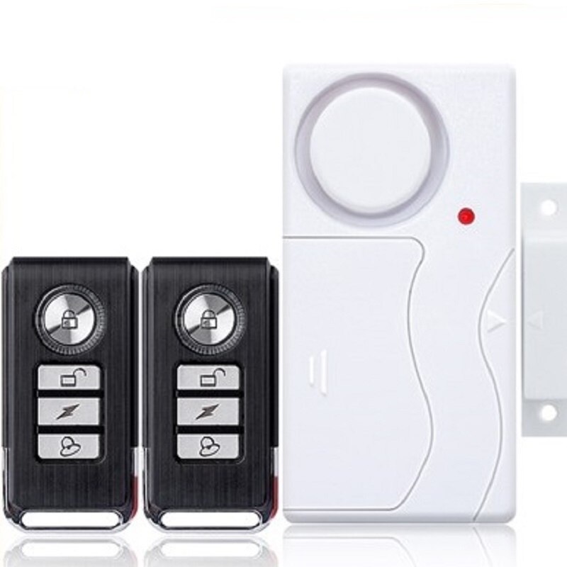 Darho Wireless Security Alarm Bell Kit Window Door Magnetic Sensor Detector Home Safety System Alert With 2 Remote Control