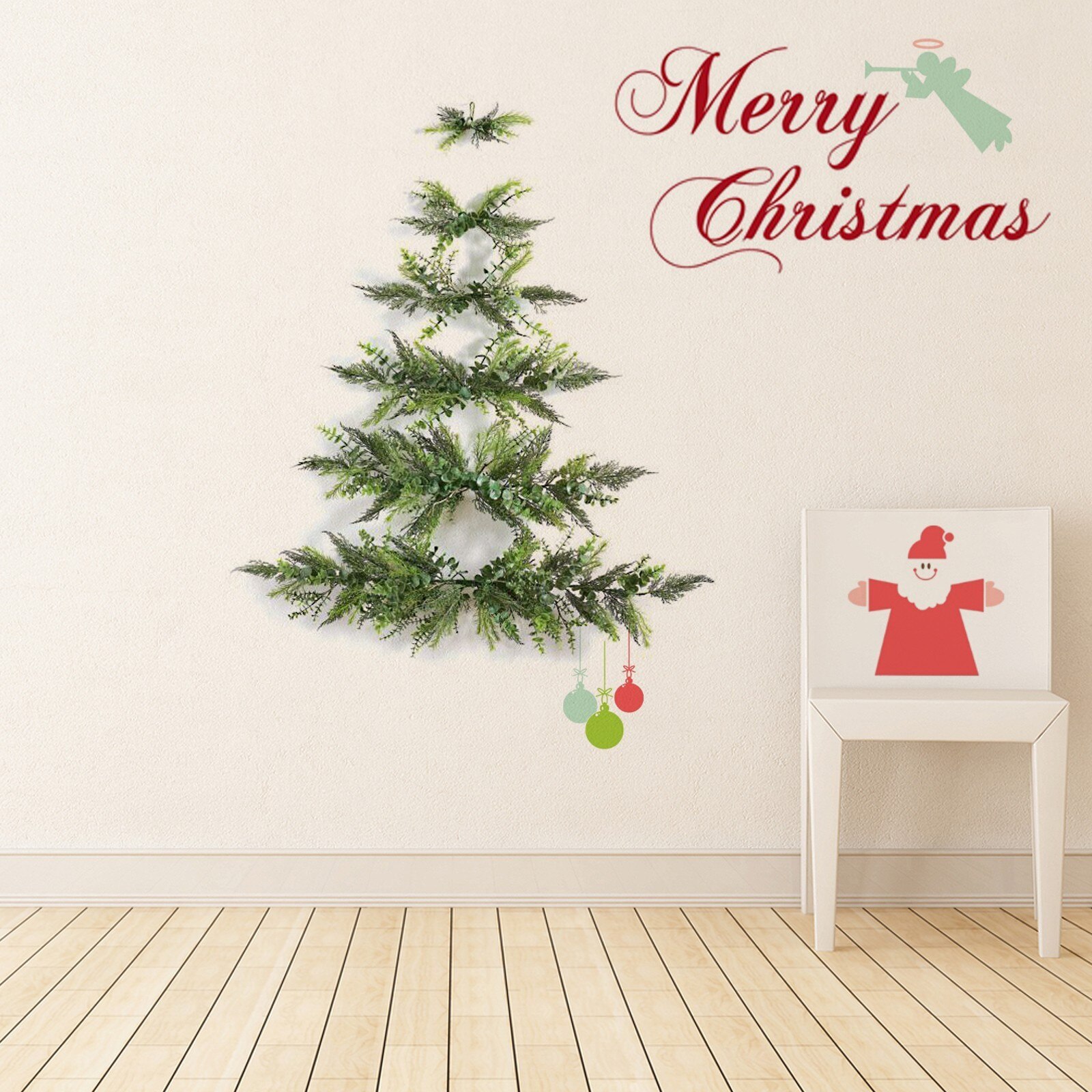 Mini arbre de noël pendentif mural tissu mural décoration petit sapin de noël
