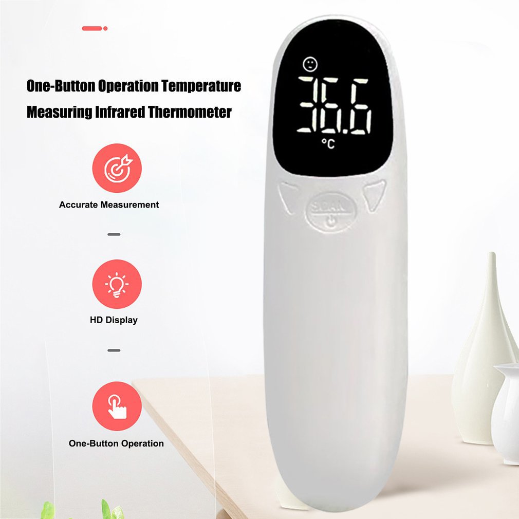 Handheld Infrared Thermometer Fast Speed High-temp Warning Accurate Infrared Thermometer Home Handheld Thermometer