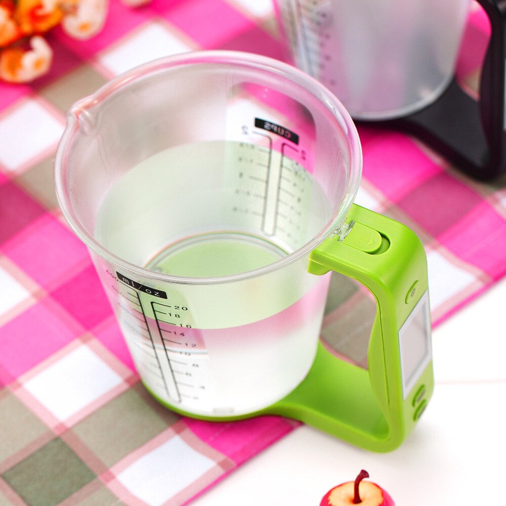 Baking electronic measuring cup scale 1000g 1g multifunctional kitchen measuring cup scale electronic bench scale gram scale: 2