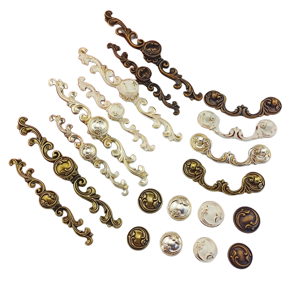 European Style Handles For Furniture Kitchen Cabinets Door Drawer Table Knobs Wardrobe Cupboard Desk Bronze Handle Dresser Pulls