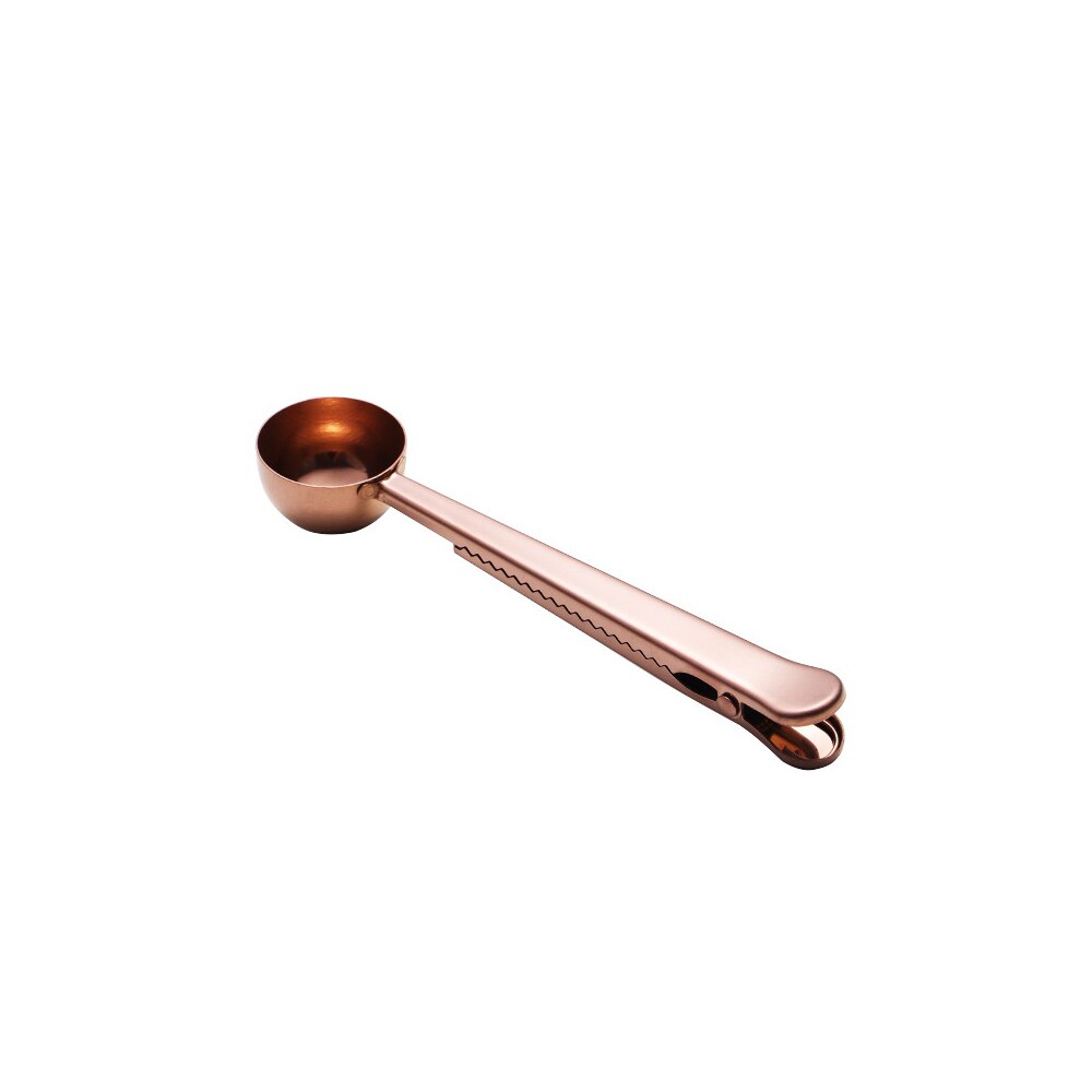 Kaffee Scoop Lange Griff Kaffee Löffel Zucker Pulver Tee Scoop Küche Messlöffel Abdichtung Halten Frische Kaffee Zubehör: 01