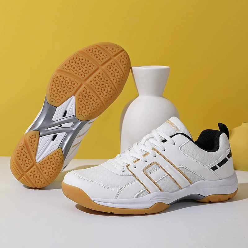 Badmintonschoenen voor dames en heren, lichtgewicht antislip indoorschoenen, pickleballschoenen, tafeltennisschoenen en volleybalschoenen.