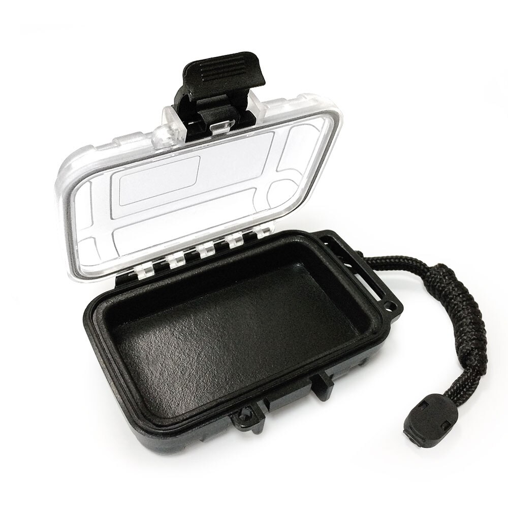 Earphone Waterproof Case Resistance Protective Box Case Portable IEM In-ear Monitor Case Box: Black
