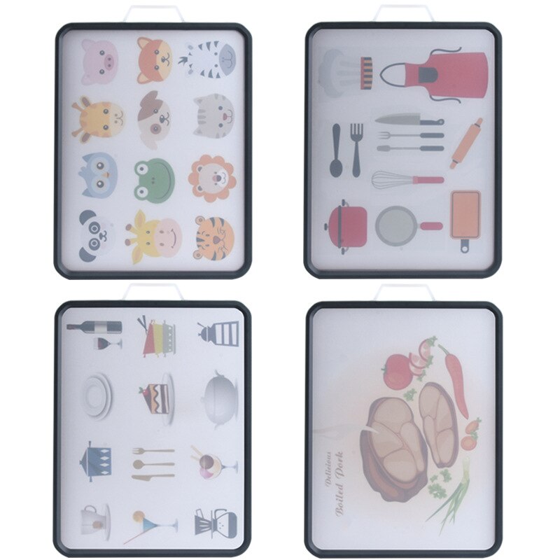 Kitchen Double Sided Chopping Board Multifunctional Kitchen Cutting Board Vegetable Fruits Food Chopping Block