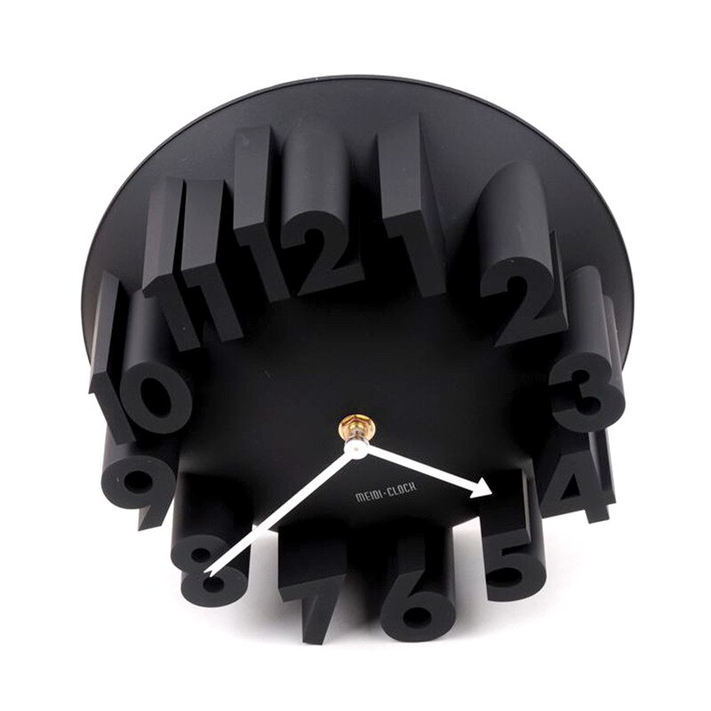 Living Room Art Deco Wall Clock Retro Single-Sided Battery-Powered Retro Garden Art Digital Clock Wall Clock