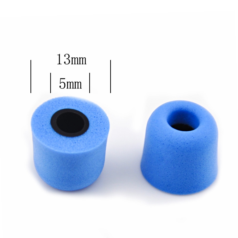 4Pairs(8pcs) Wooeasy Noise Isolating Memory Foam tips 3mm/5mm T100/T400 Ear Tip For In Ear Earphone Earbud