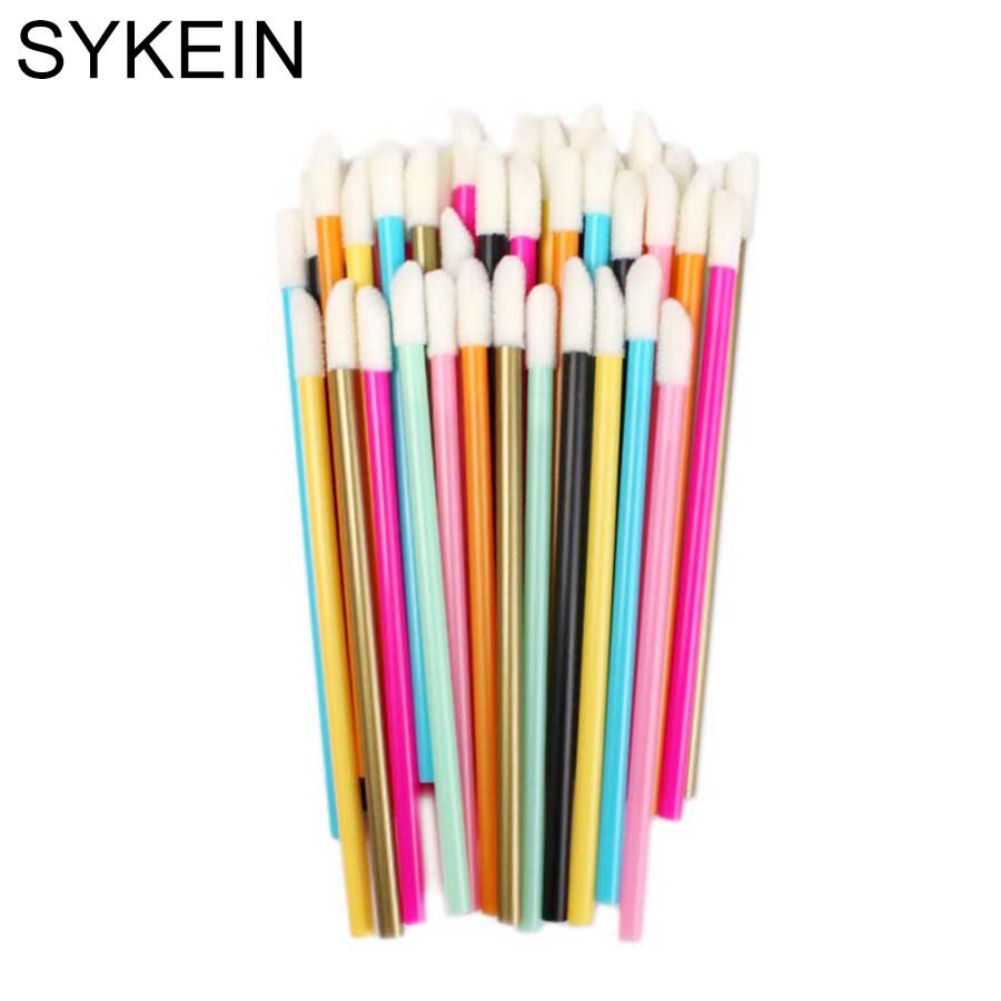 50 Stuks Wegwerp Lip Borstel Wimperborstels Wimpers Micro Borstels Wimper Extension Applicator Cleaner Beauty Makeup Tools