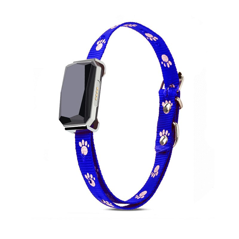 Smart Pet GPS GSM Tracker Dog Cat Security Collar Anti-Lost Real Time Pet Locator Intelligent GPS Trackers Battery Lasted 7 Days: Blue