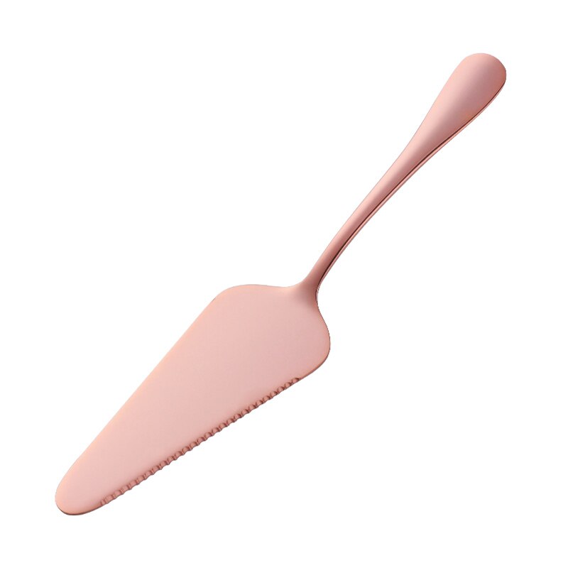 2 stk rosegull konditordeig kutter skraper bake svart kniv brød kakespade bryllupskake dekorasjonskniv sett: Rose gull 2 stk