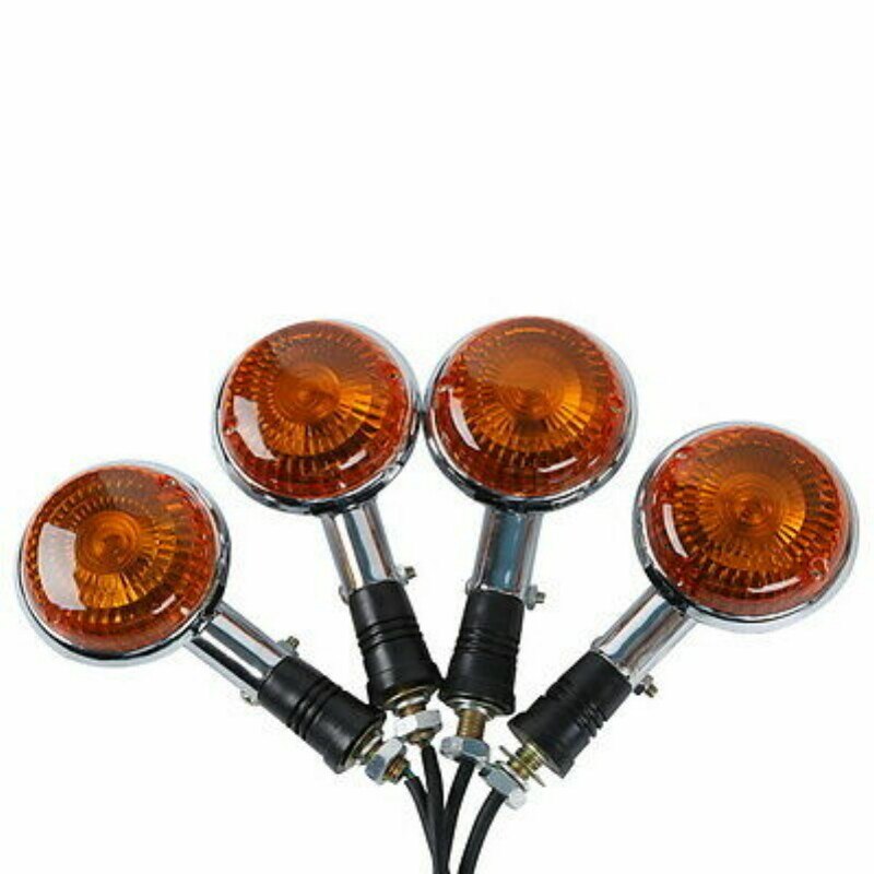 Indicador de luz intermitente para motocicleta para YAMAHA XVS650 V-estrella XVS400 XVS1100 XV535 XV920 Virago V-MAX VMAX1200 todo el año: 2  pair Orange