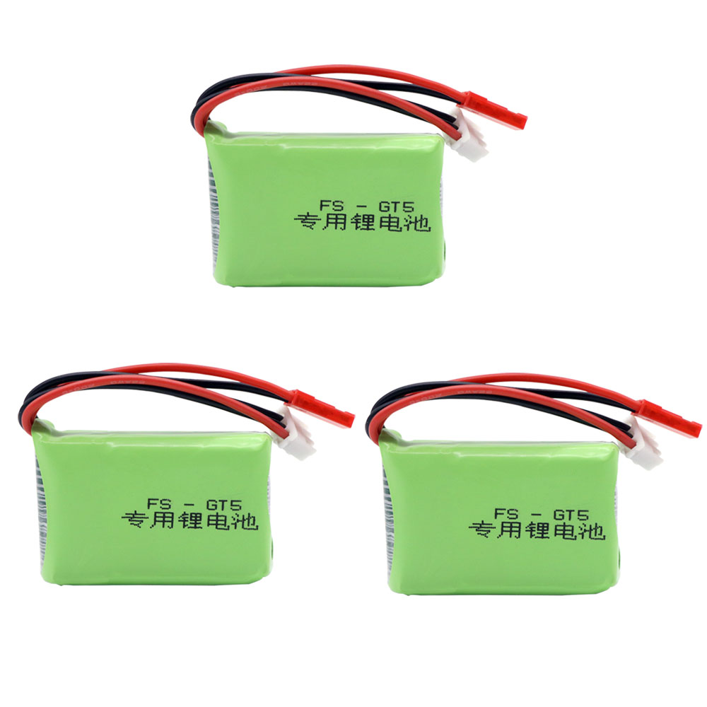Batería Lipo de 7,4 V, 1500mah, 2S RC y cargador de equilibrio para Flysky FS-GT5, 2,4G, transmisor de 6 canales, coches, barcos, helicópteros, piezas de Juguetes: Rojo
