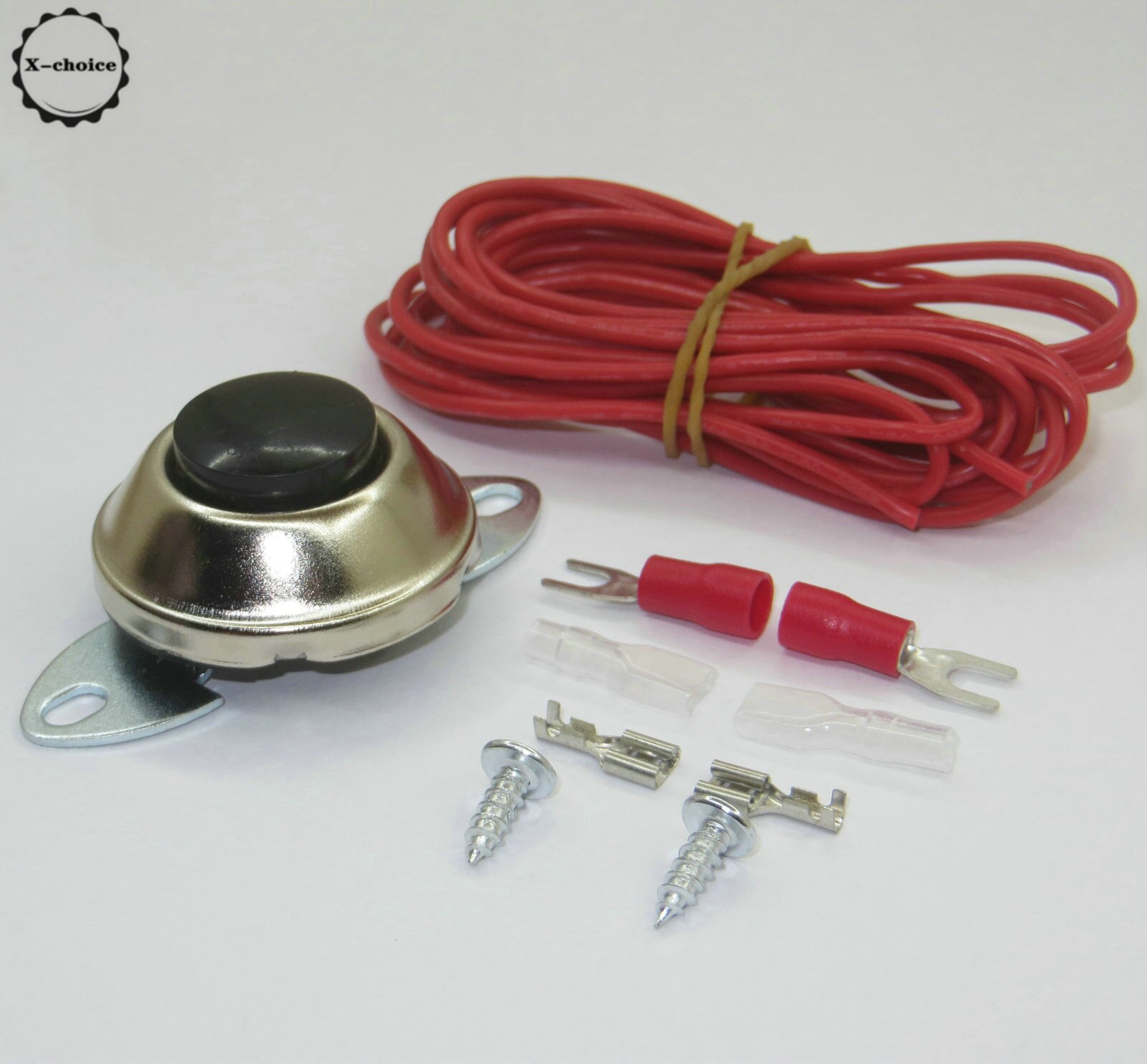 Horn Button Switch with Wire and Terminals