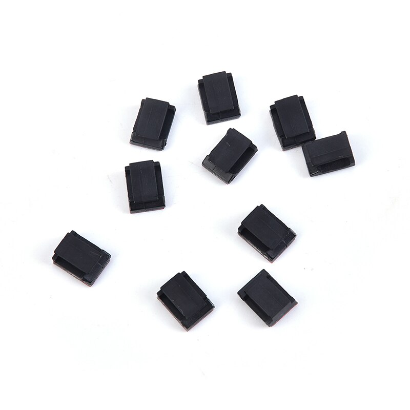 Self-adhesive Wire Bundle Holder Tie Mount Clip For10mm Wide Fix LED Strip Lights Connector Tie Mount Suitable