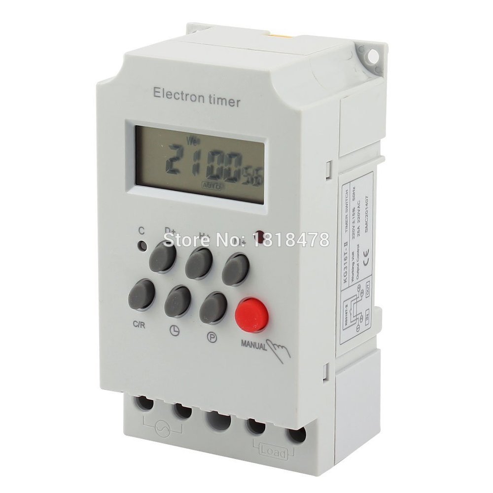 220V Programmable Electronic Timer Switch KG316T-II