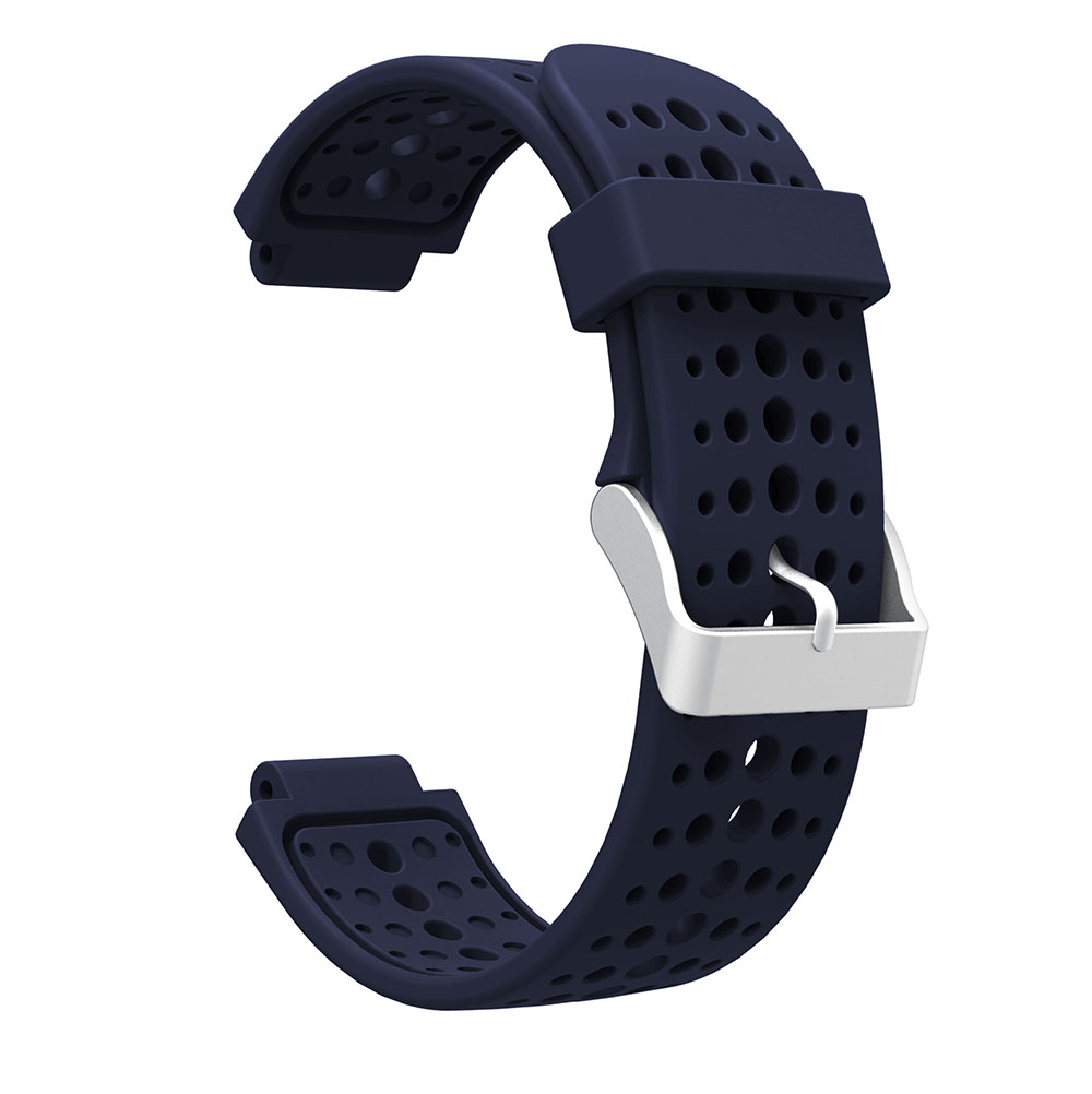 Silicone Bracelet Strap For Garmin Forerunner 235 Replacement Watch Band For Garmin Forerunner 220/230/235/620/630/735XT: Midnight Blue