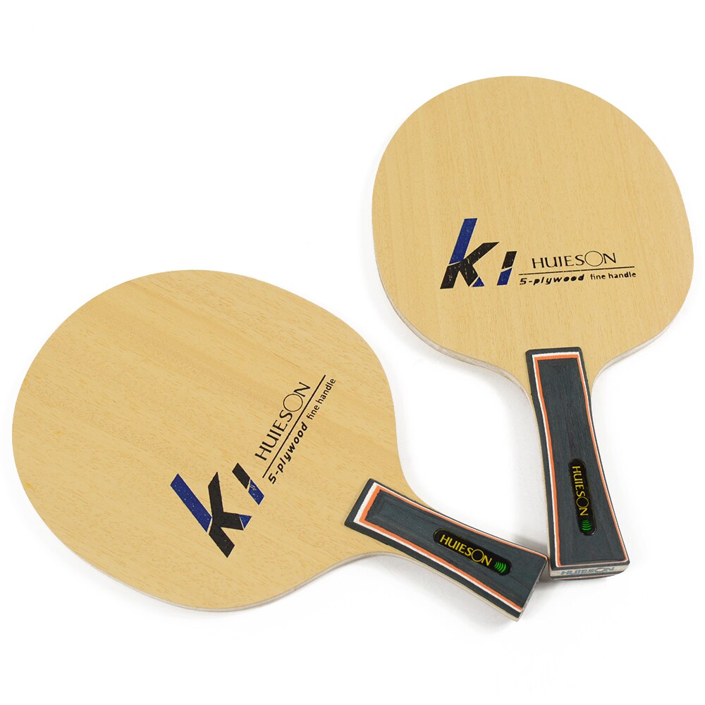 Huieson Mango Fino Hoja de Tenis De Mesa de Entrenamiento Ultraligero 5 Capas de Tilo de Ping Pong Paddle Hoja 70 +-5g Accesorios de Tenis De mesa