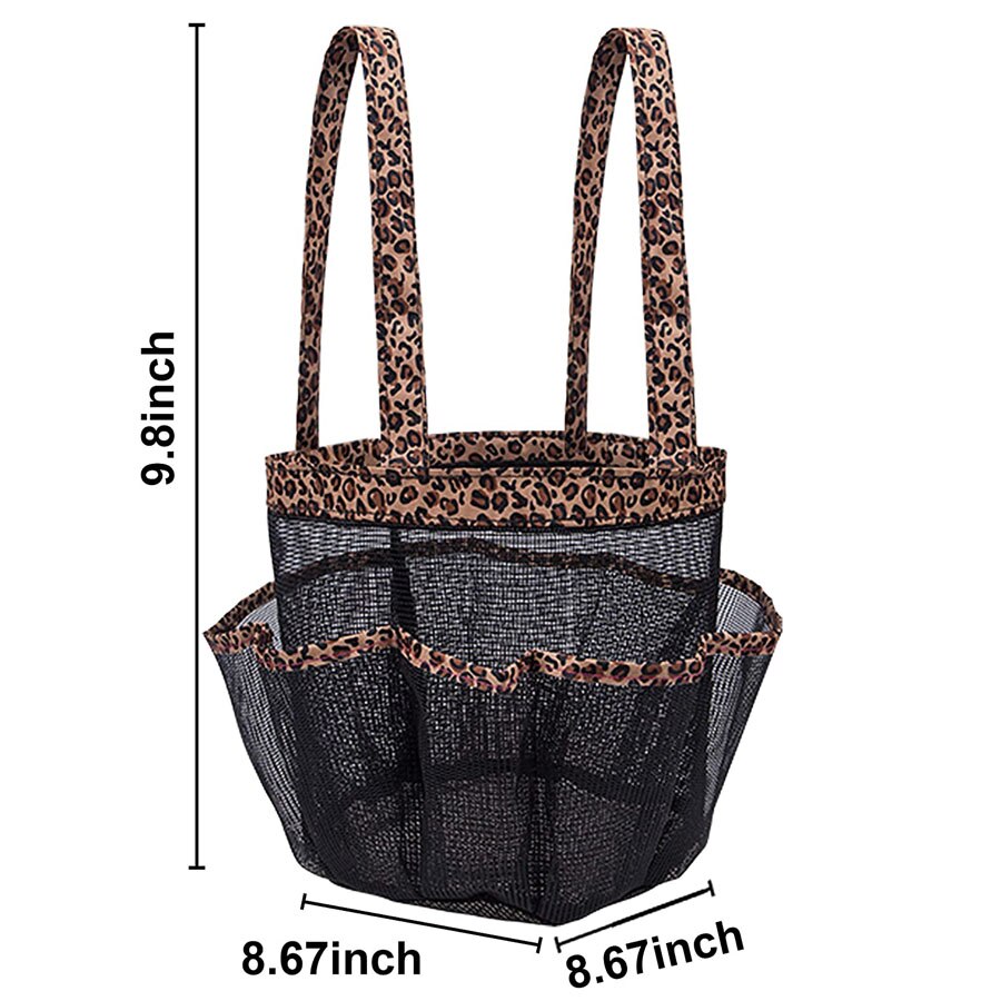 Mesh Shower Caddy tote for College Dorm Room Essentials, Hanging Portable Tote Bag Toiletry for Bathroom Accessories