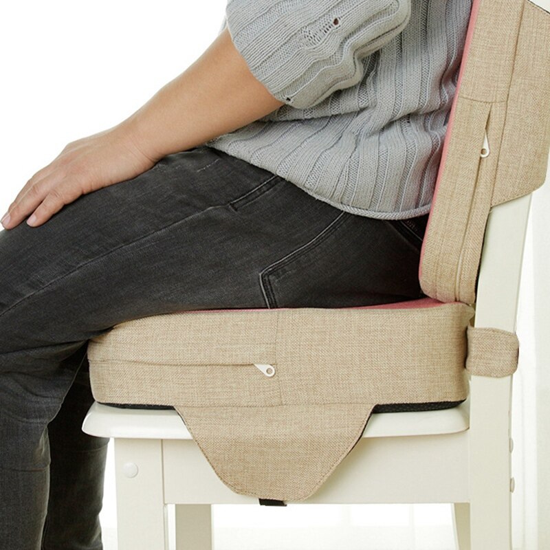 2 uds bebé cojín para silla de comedor niños mayor cojín de la silla ajustable silla Silla de cojín de asiento silla para bebé