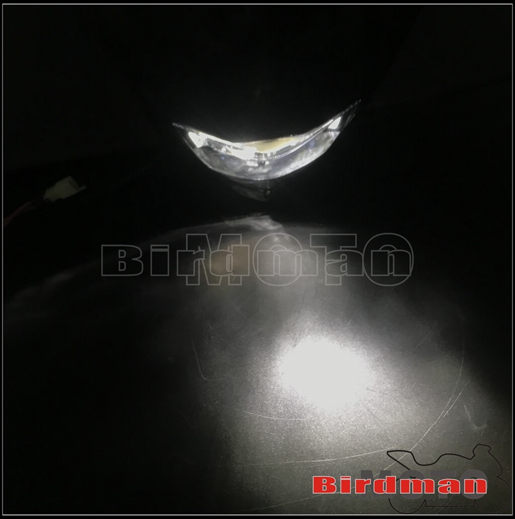 12V Motorcycle Headlight Lamp Hi/Lo LED Headlamp For Yamaha Suzuki Kawasaki Honda YZ WR KLX Dirt Bike Enduro Motocross Headlight