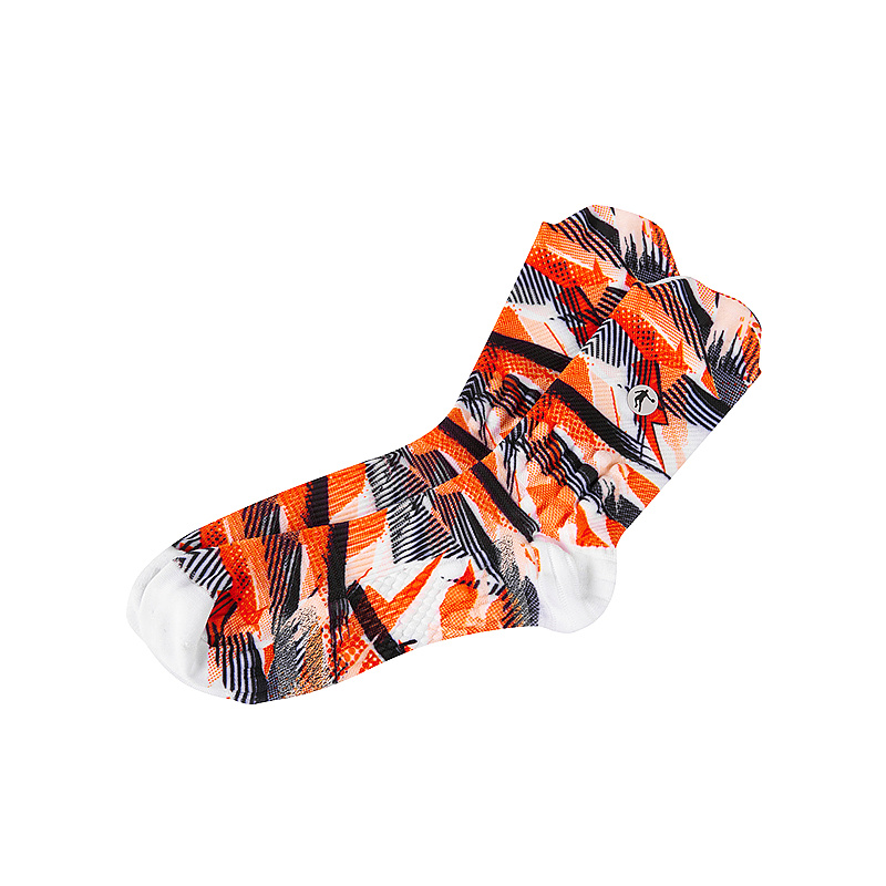 QIAODAN PB 4.0 Running Socks for Unisex Marathon Breathable Sweat Absorption Lightweight Socks XWA25241805: black