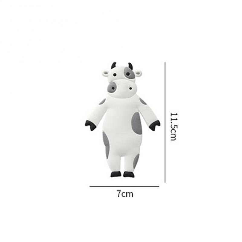 Refrigerator Magnets With Hooks Animal Magnetic Powerful Magnet Hooks Multifunctional Keys Refrigerator Hooks Cute Cow Bear