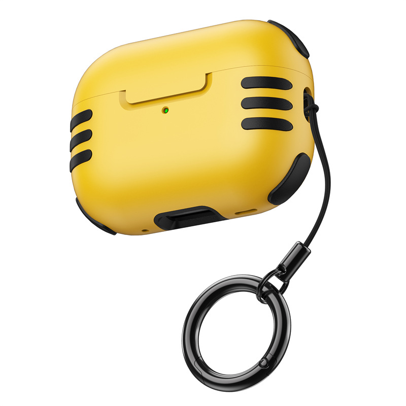 Case for AirPods Pro 2 & AirPods 4, Trendy Anti-Scratch Protective Cover: XS / Yellow