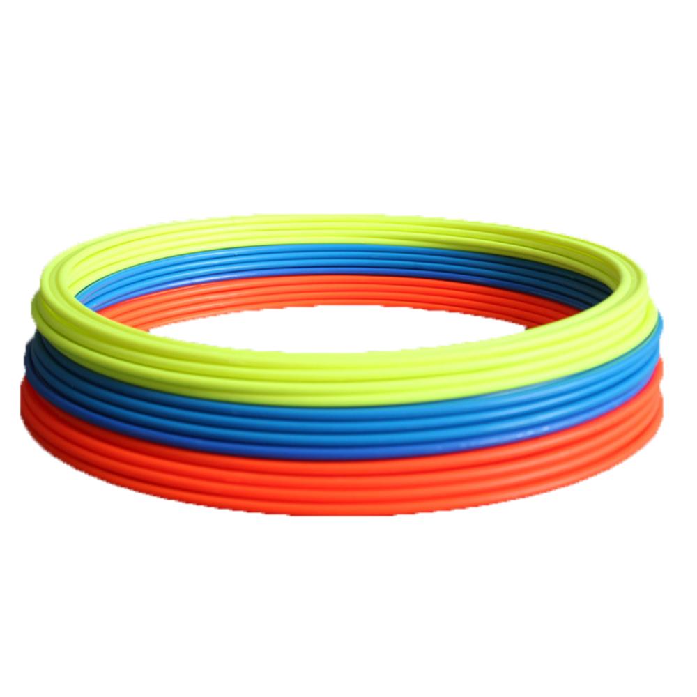 Aros para entrenamiento de fútbol de 30cm y 40cm de diámetro, equipo de entrenamiento de agilidad, anillos de entrenamiento de agilidad clásicos delicados, 5 uds.