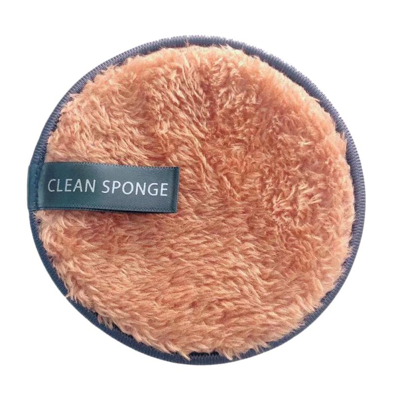 3pcs/set Soft Lazy Cleansing Powder Puff Reusable Fiber Makeup Remover Puff Kit TSLM1: 02